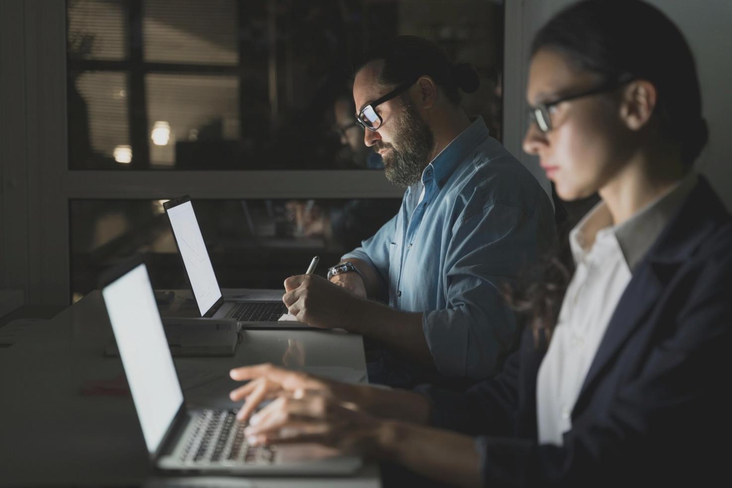 Financial planning workspace with budgeting tools and goal tracking materials